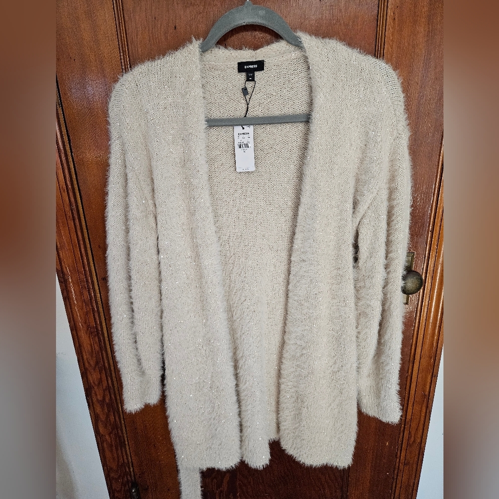 Express long Cardigan Sweater
